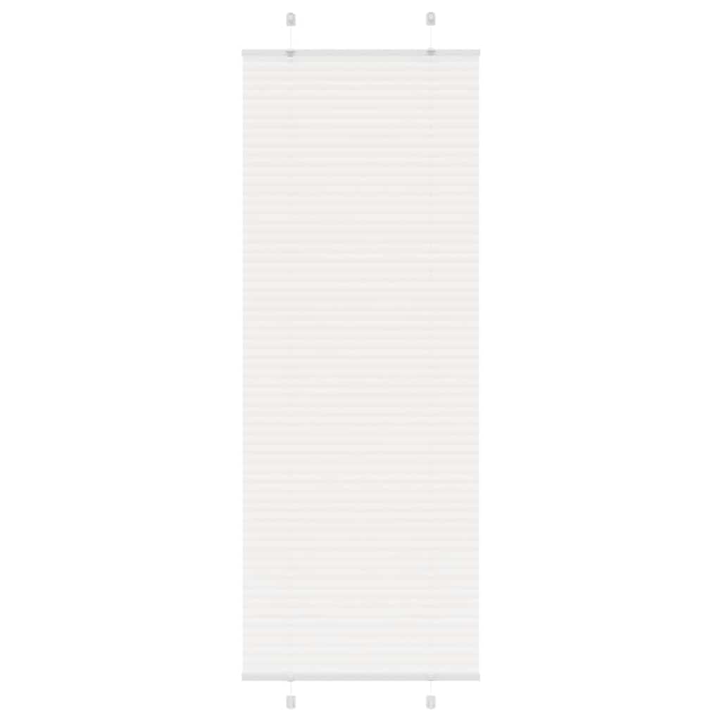 Plisségardin Stofbredde 59,4 Cm Polyester Hvid