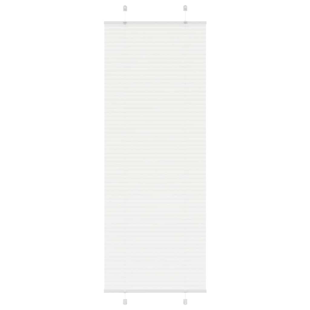 Plisségardin Stofbredde 59,4 Cm Polyester Hvid