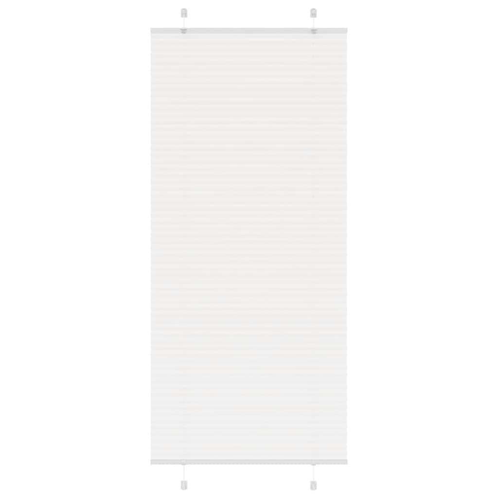 Plisségardin Stofbredde 59,4 Cm Polyester Hvid