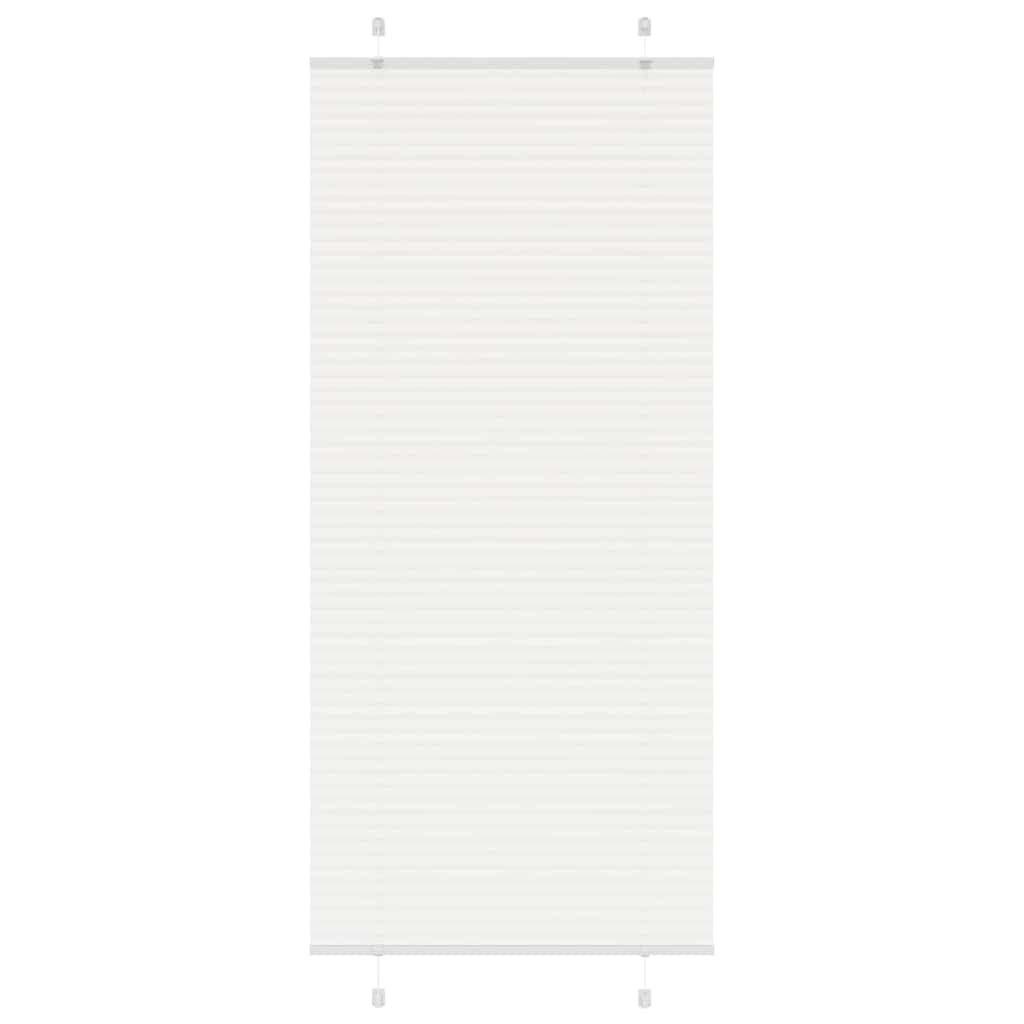 Plisségardin Stofbredde 59,4 Cm Polyester Hvid