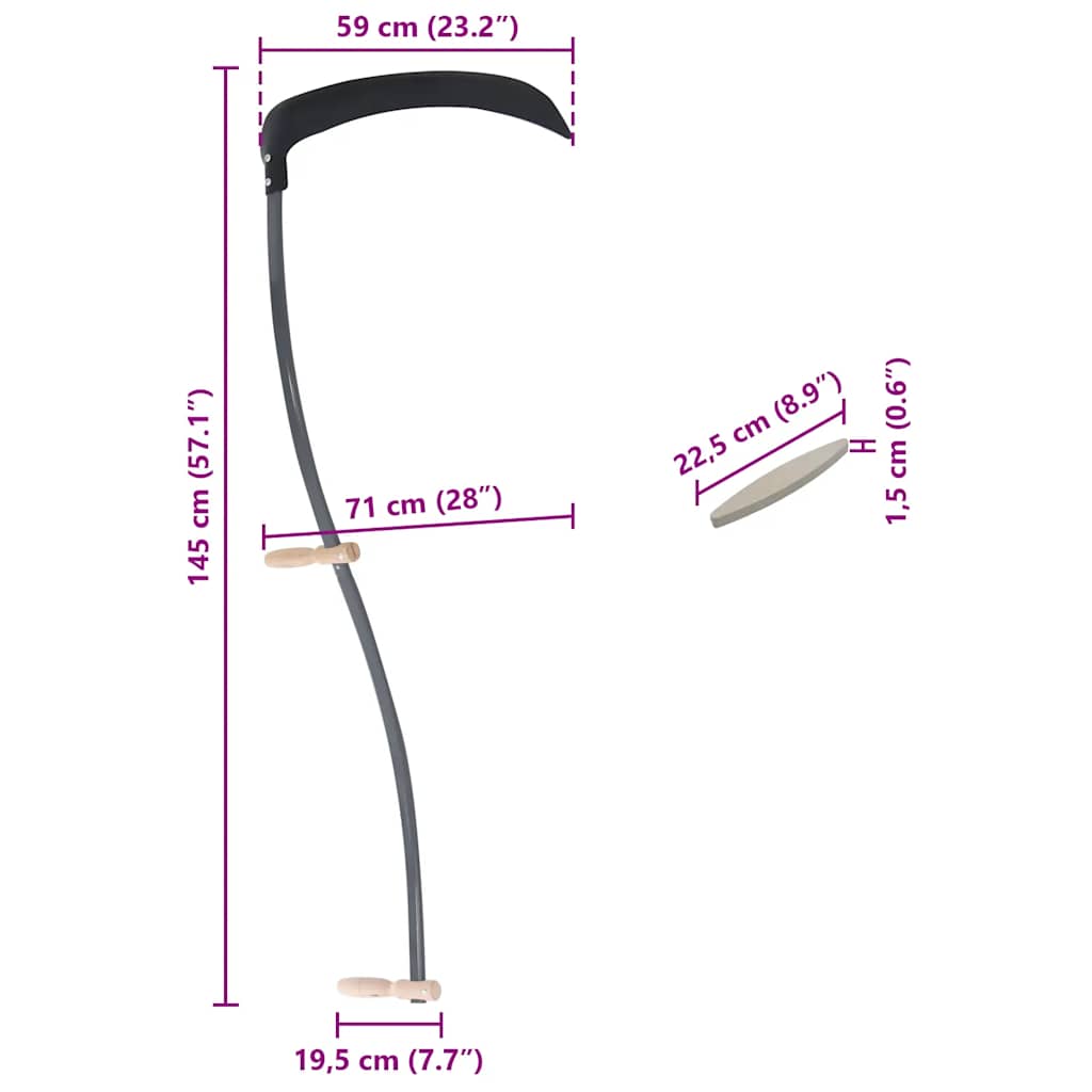 Le Med Slibesten 145 Cm