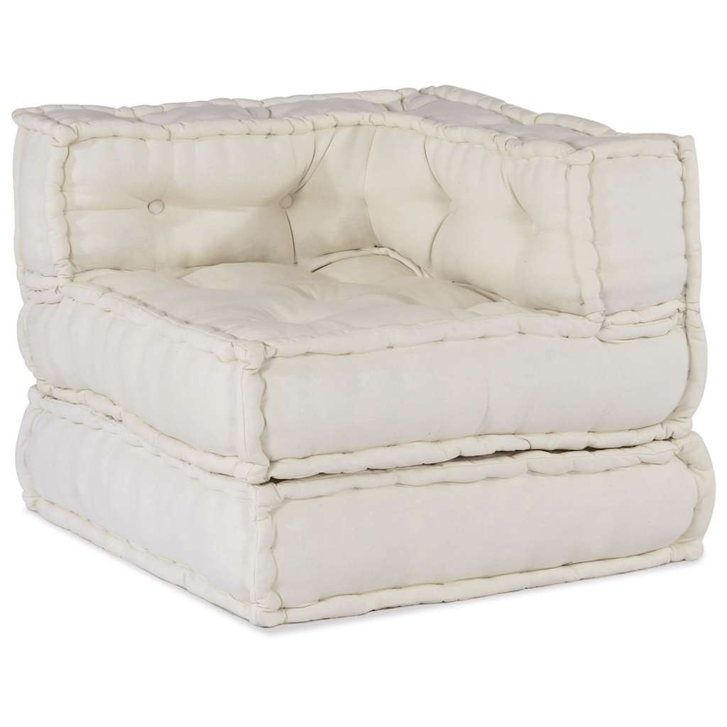 2-Personers Modulpuf Stof Patchwork