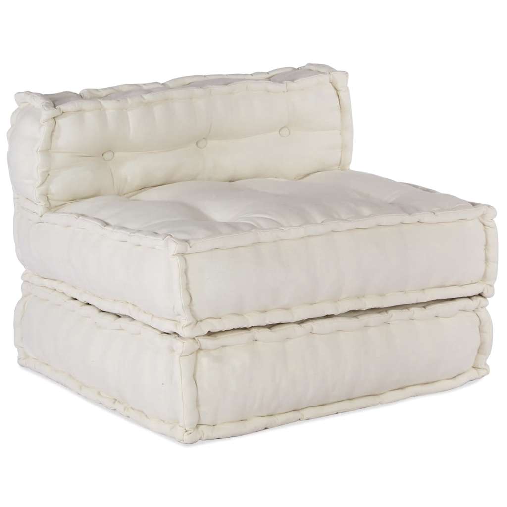 2-Personers Modulpuf Stof Patchwork
