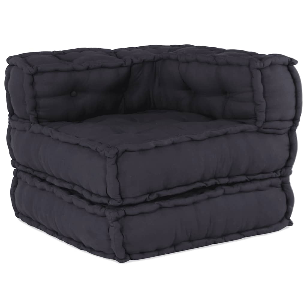 2-Personers Modulpuf Stof Patchwork