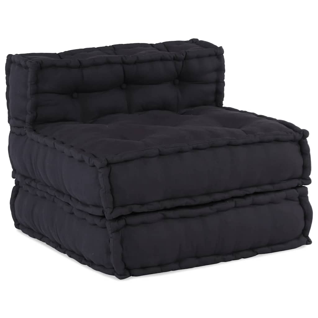 2-Personers Modulpuf Stof Patchwork