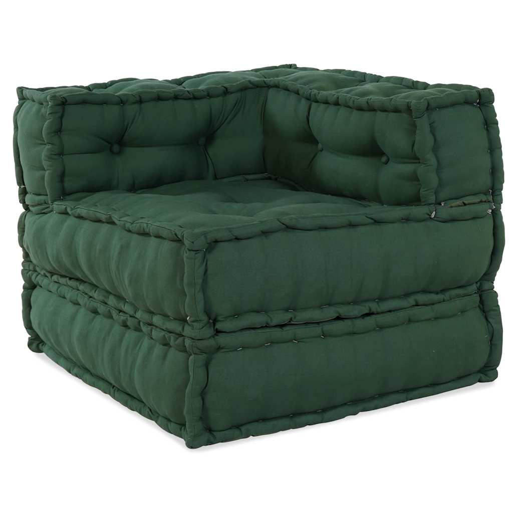 2-Personers Modulpuf Stof Patchwork