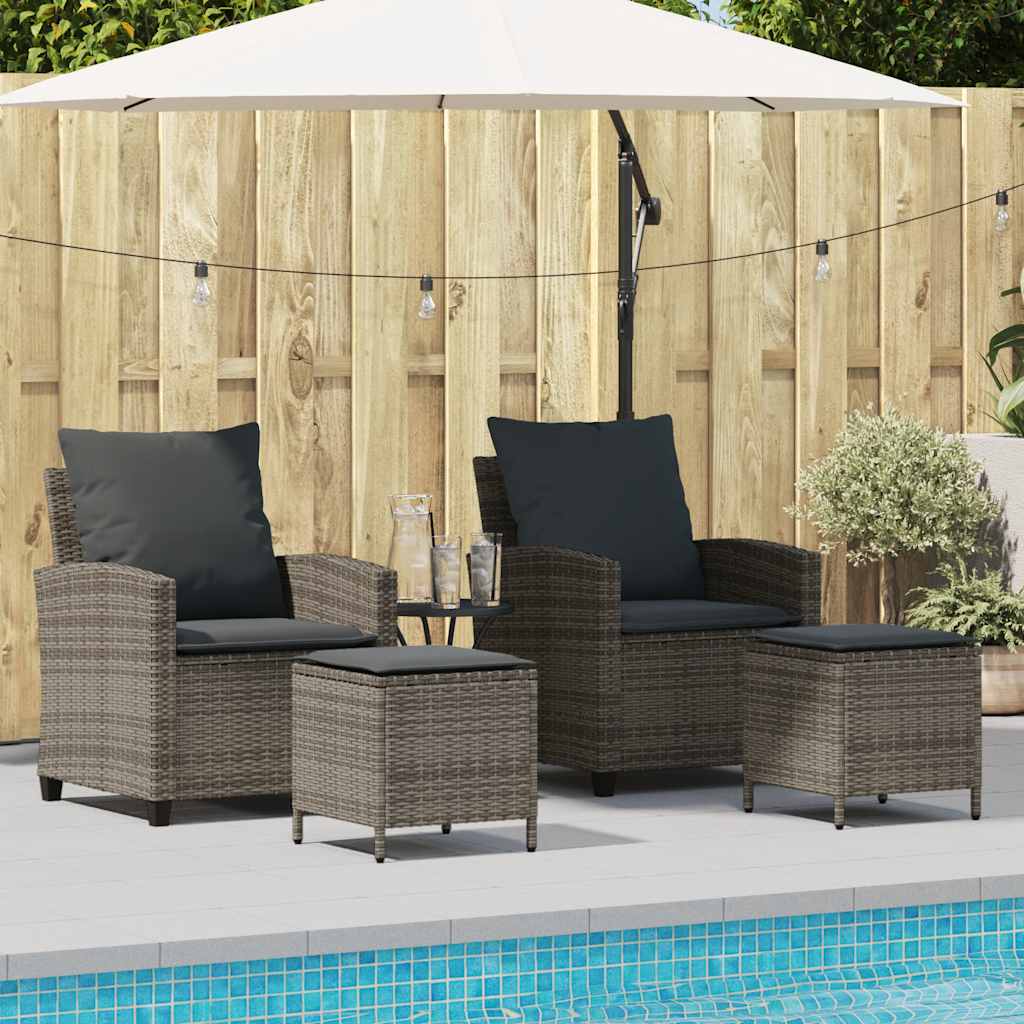 Sofasæt Til Haven 4 Dele Med Hynder Polyrattan