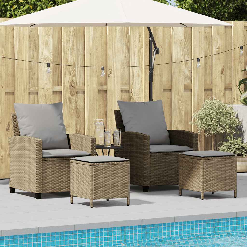 Sofasæt Til Haven 4 Dele Med Hynder Polyrattan