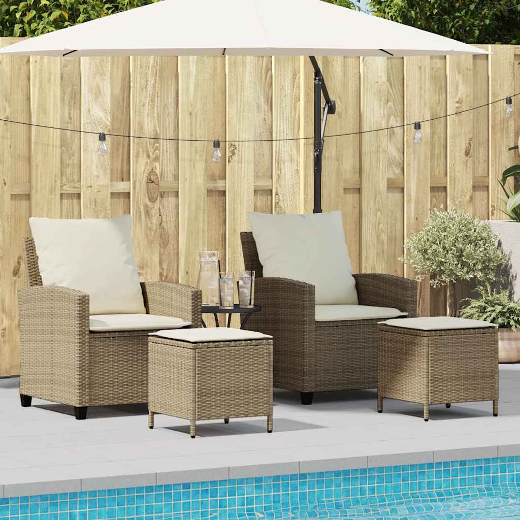 Sofasæt Til Haven 4 Dele Med Hynder Polyrattan