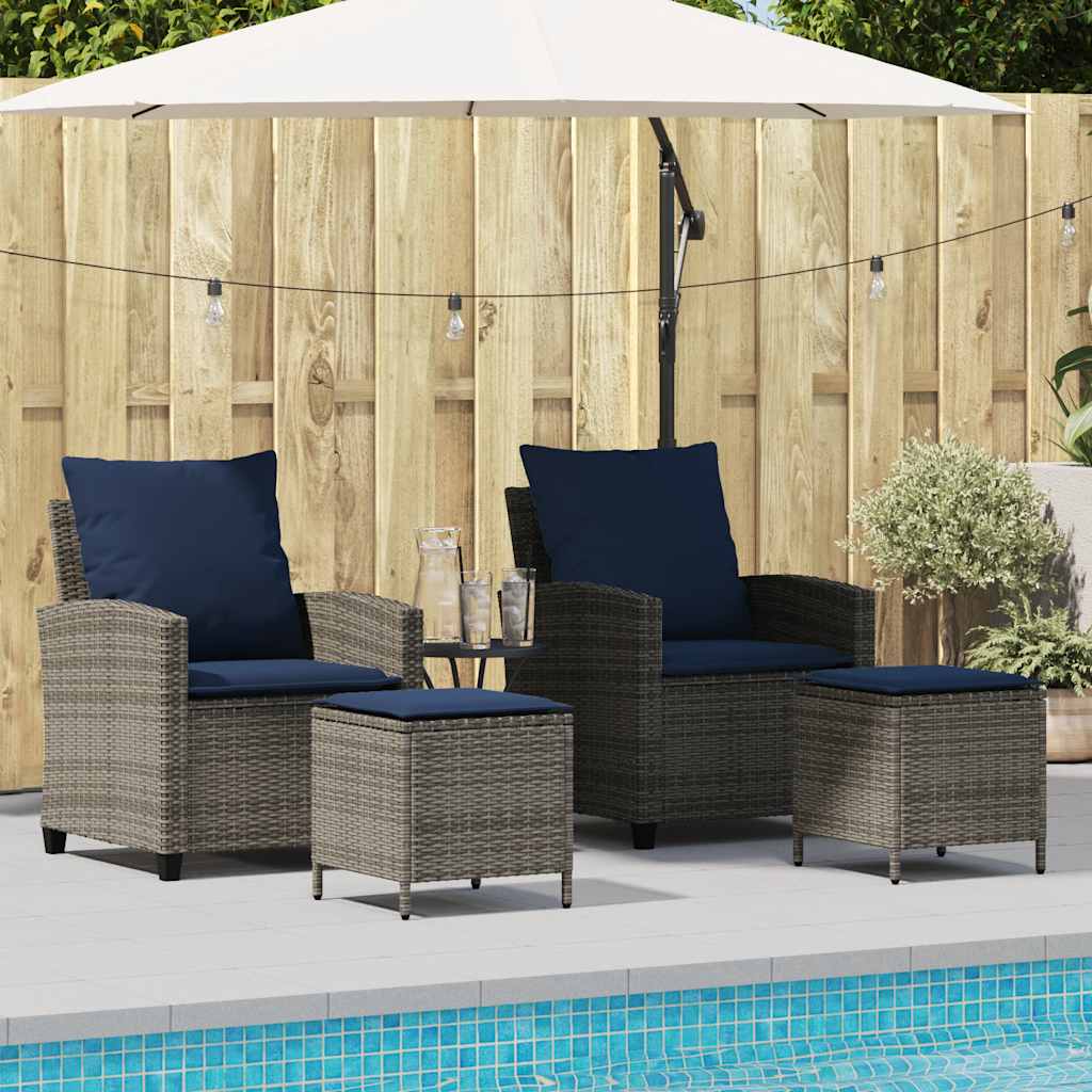Sofasæt Til Haven 4 Dele Med Hynder Polyrattan