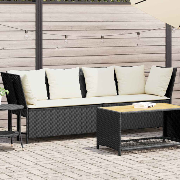 Havesofa Med Hynder Polyrattan