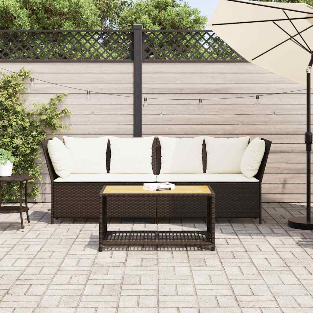 Havesofa Med Hynder Polyrattan