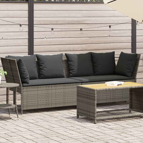 Havesofa Med Hynder Polyrattan