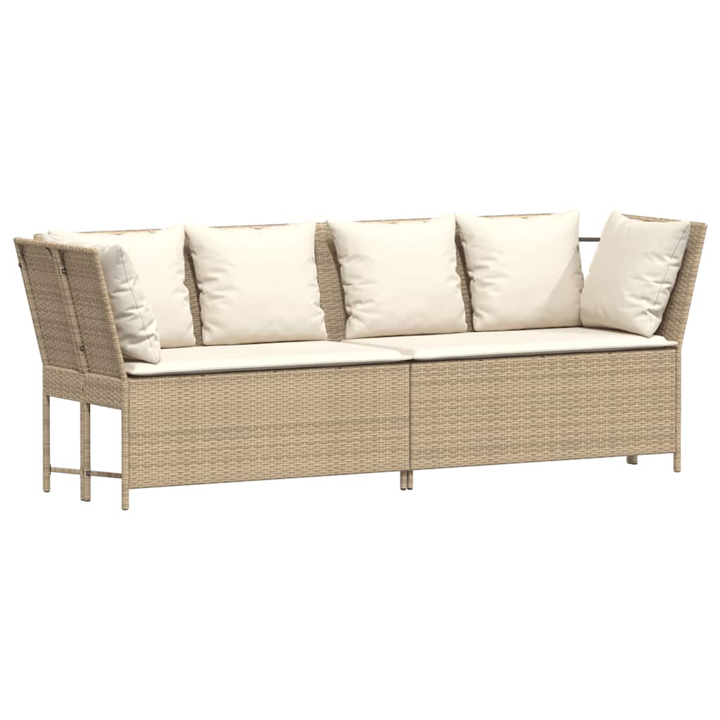 Havesofa Med Hynder Polyrattan