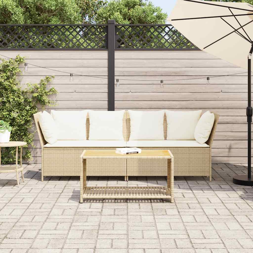 Havesofa Med Hynder Polyrattan