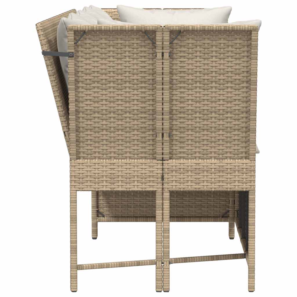 Havesofa Med Hynder Polyrattan