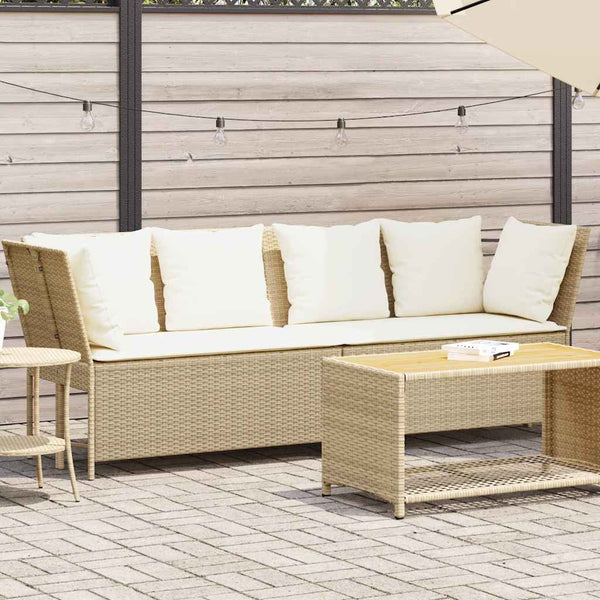 Havesofa Med Hynder Polyrattan