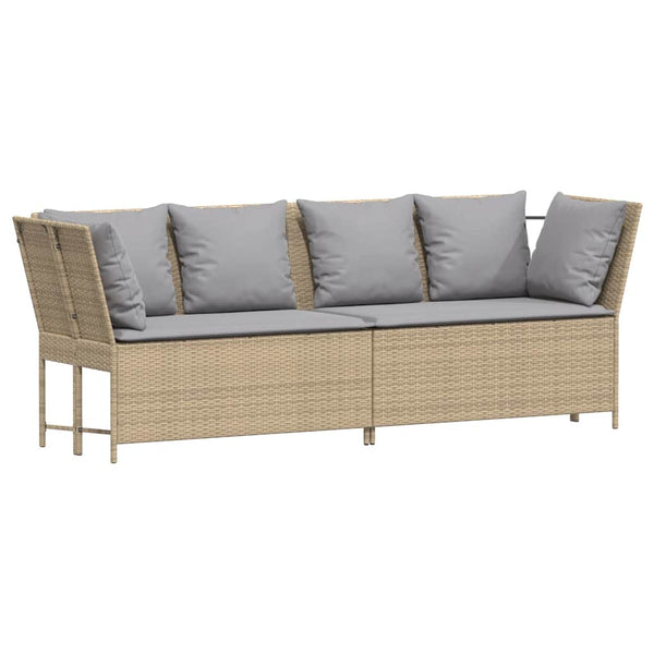 Havesofa Med Hynder Polyrattan
