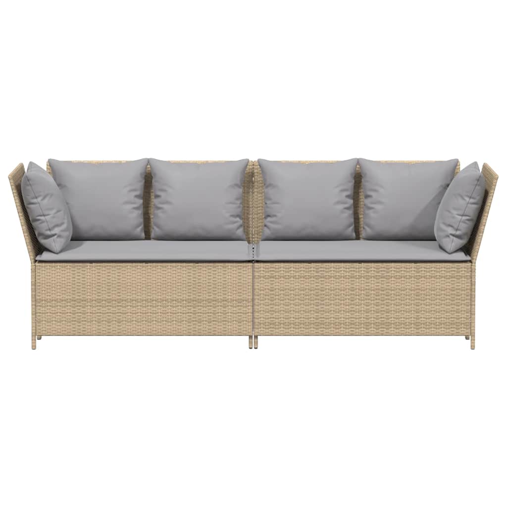 Havesofa Med Hynder Polyrattan