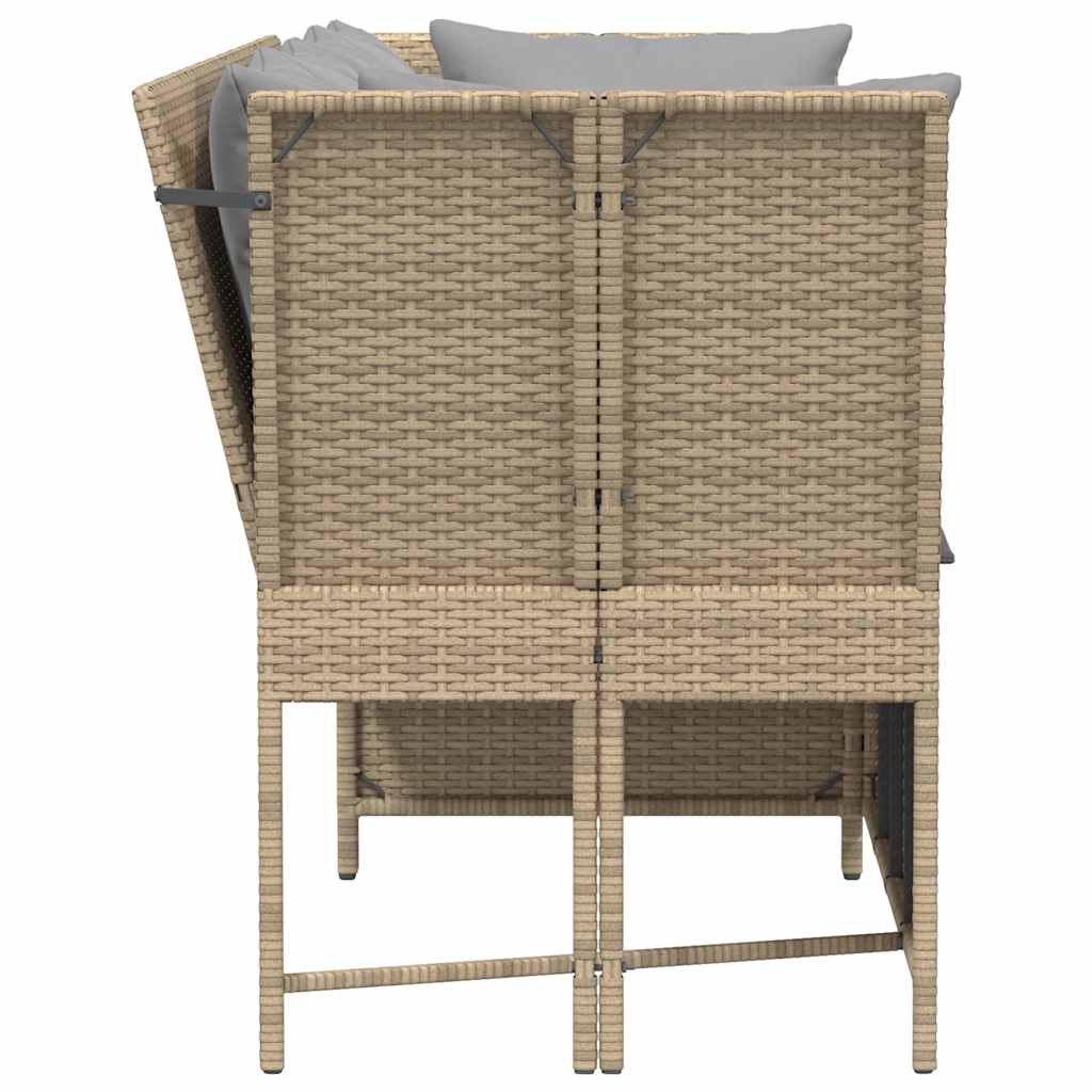 Havesofa Med Hynder Polyrattan