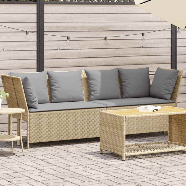 Havesofa Med Hynder Polyrattan