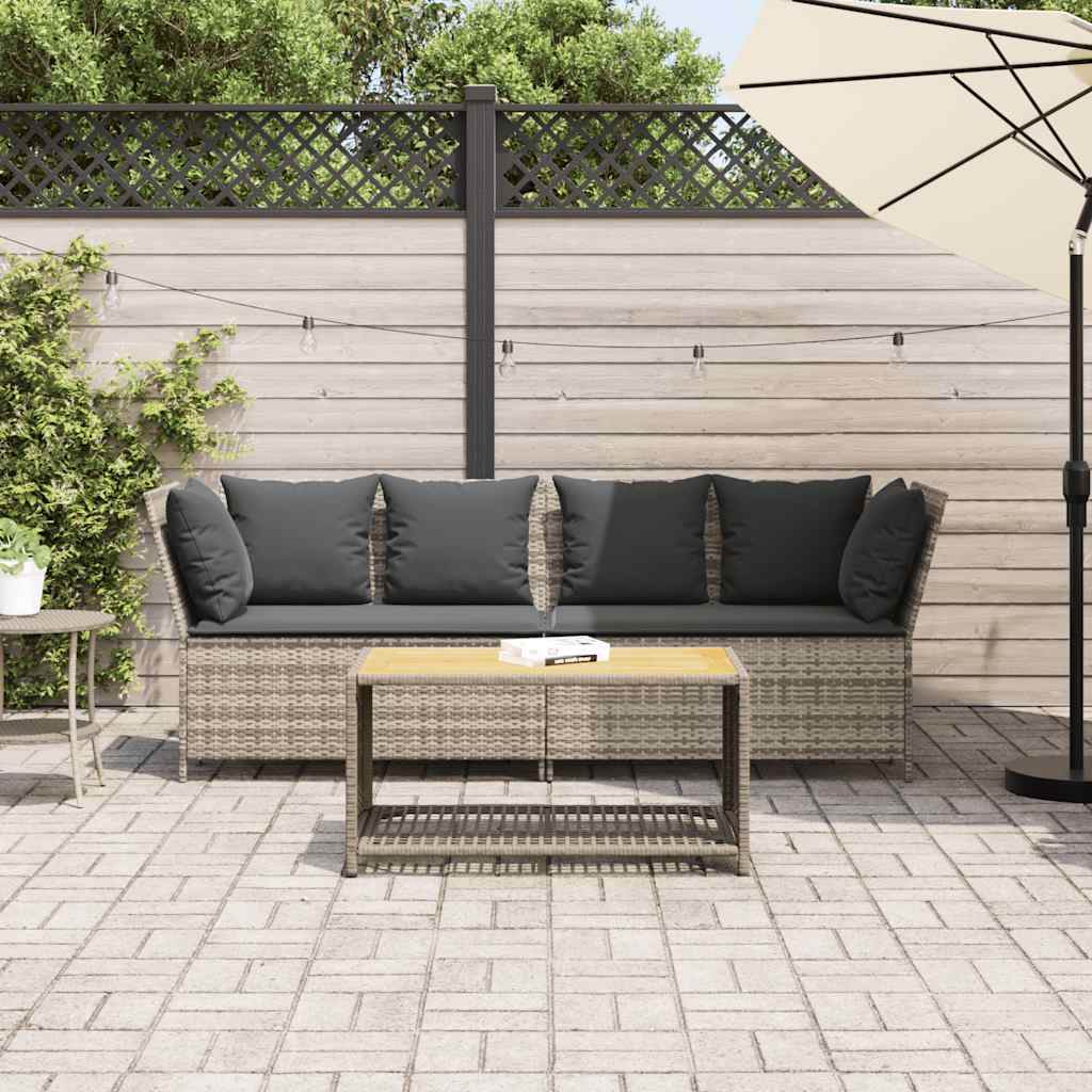 Havesofa Med Hynder Polyrattan