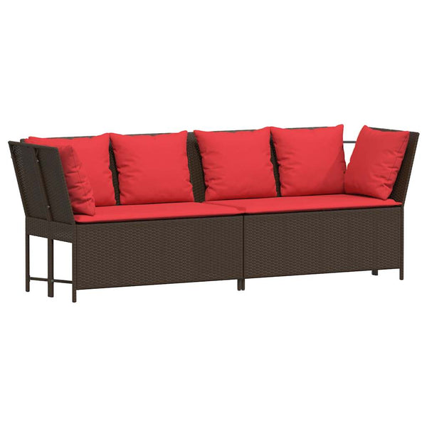 Havesofa Med Hynder Polyrattan