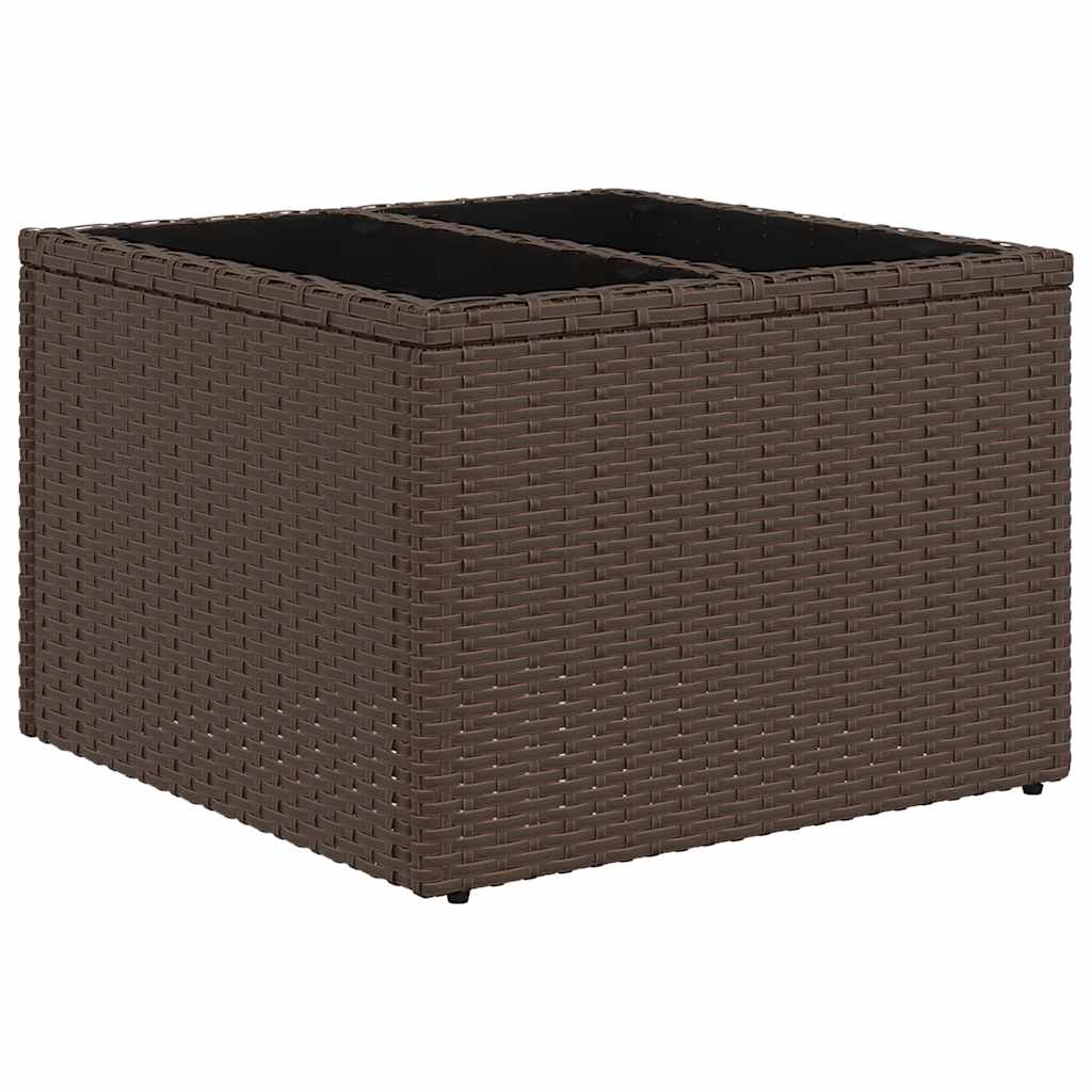 Sofasæt Til Haven 6 Dele Med Hynder Polyrattan Brun