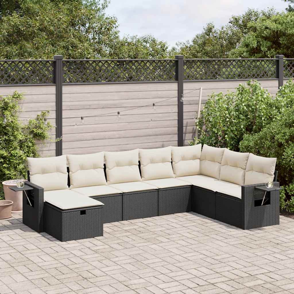 Sofasæt Til Haven 9 Dele Med Hynder Polyrattan Brun