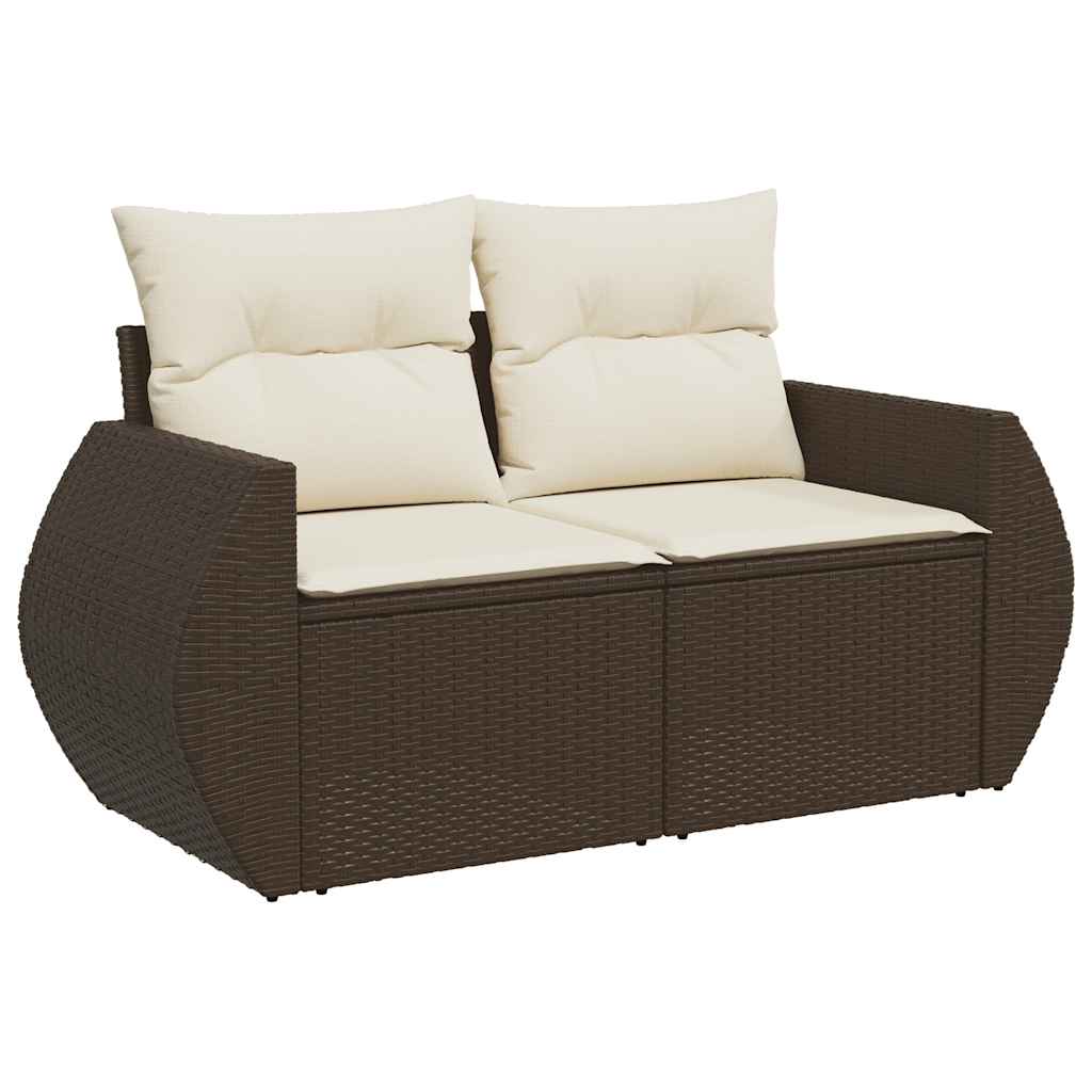 Sofasæt Til Haven 4 Dele Med Hynder Polyrattan Brun