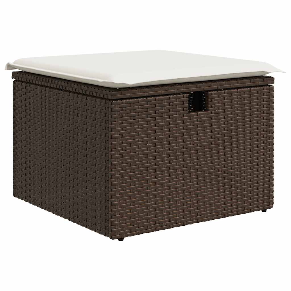 Sofasæt Til Haven 4 Dele Med Hynder Polyrattan Brun