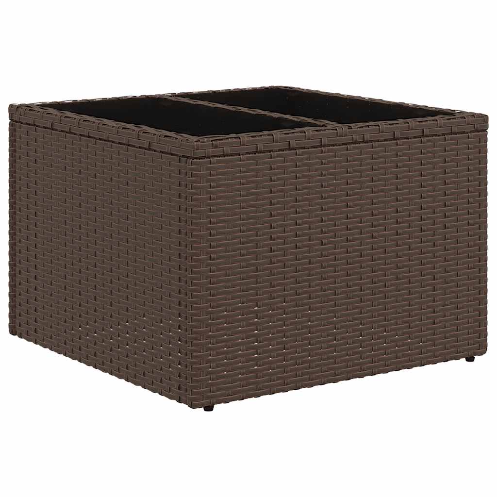 Sofasæt Til Haven 9 Dele Med Hynder Polyrattan Brun