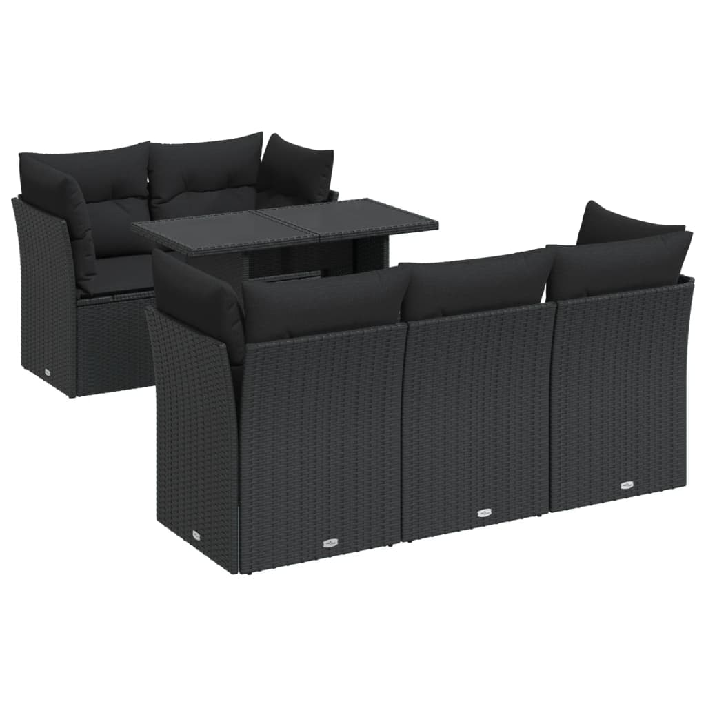 Sofasæt Til Haven 6 Dele Med Hynder Polyrattan
