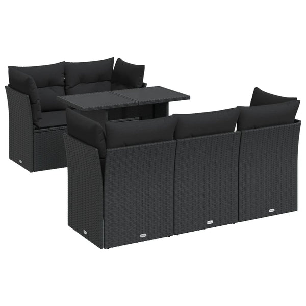 Sofasæt Til Haven 6 Dele Med Hynder Polyrattan