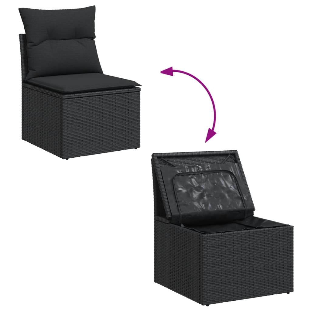Sofasæt Til Haven 6 Dele Med Hynder Polyrattan