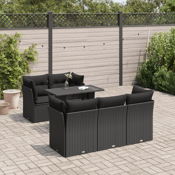 Sofasæt Til Haven 6 Dele Med Hynder Polyrattan