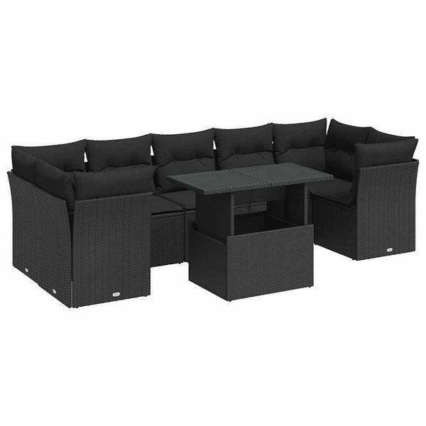 Sofasæt Til Haven 8 Dele Med Hynder Polyrattan