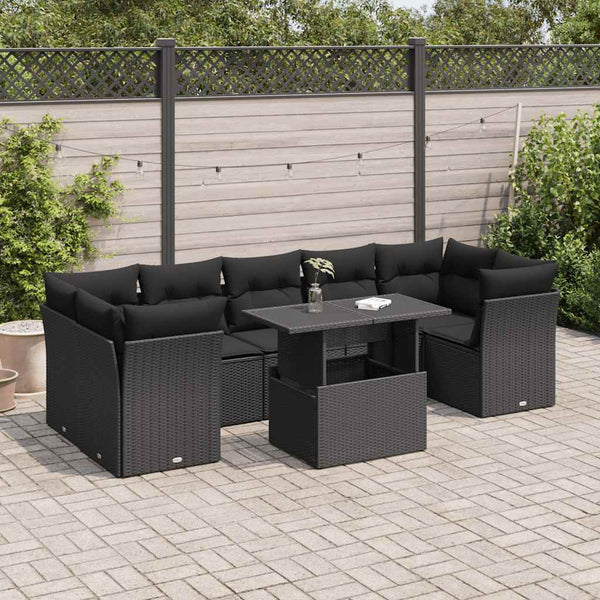 Sofasæt Til Haven 8 Dele Med Hynder Polyrattan