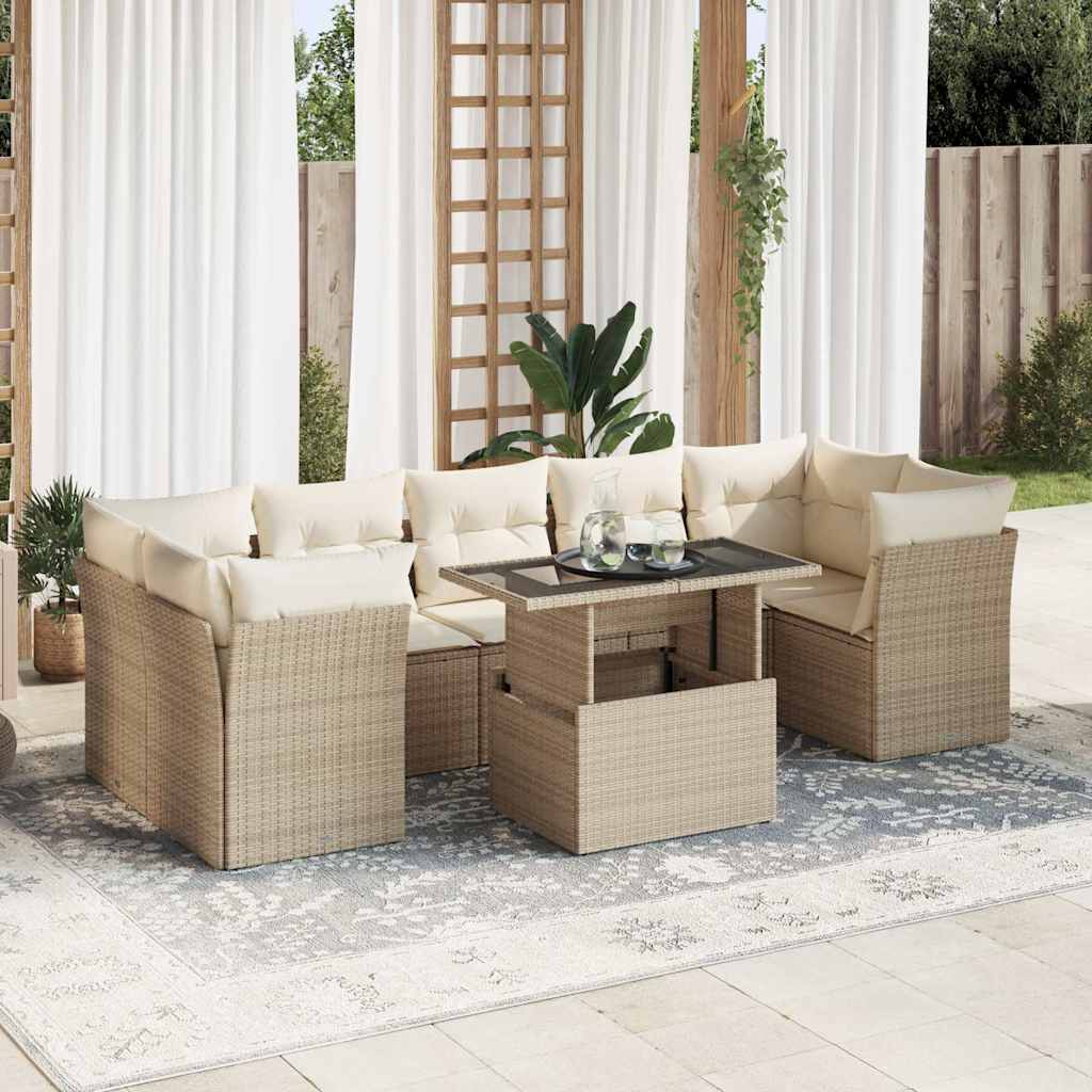 Sofasæt Til Haven 8 Dele Med Hynder Polyrattan