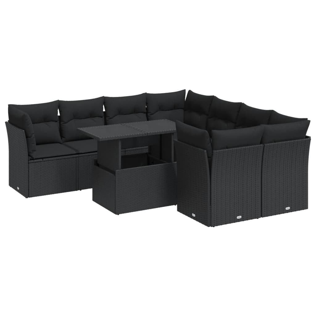 Sofasæt Til Haven 9 Dele Med Hynder Polyrattan