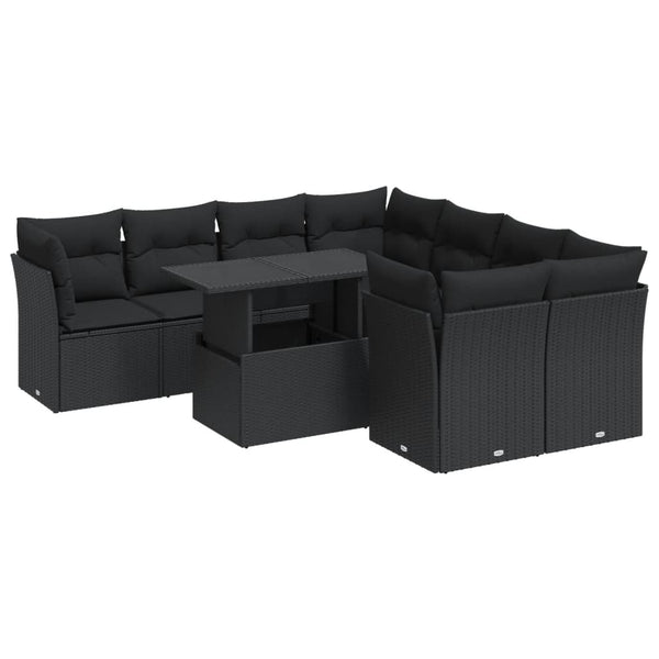 Sofasæt Til Haven 9 Dele Med Hynder Polyrattan