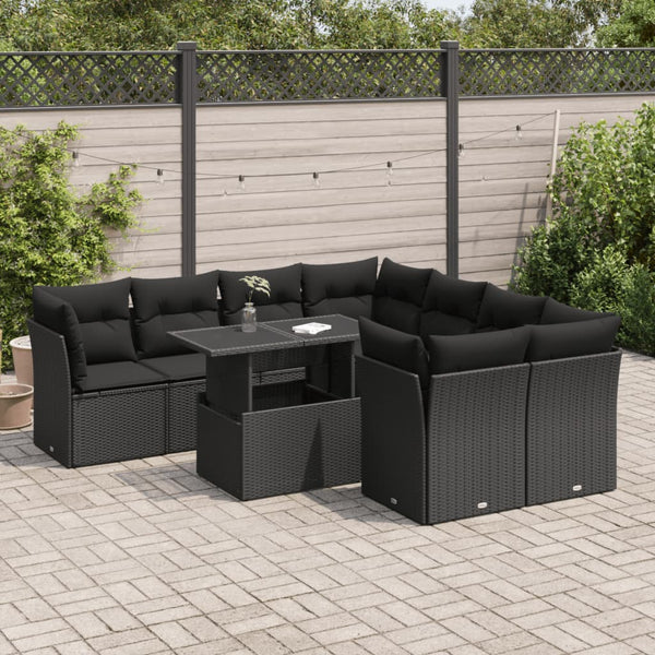 Sofasæt Til Haven 9 Dele Med Hynder Polyrattan