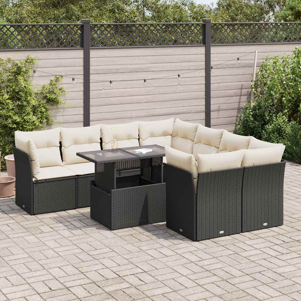 Sofasæt Til Haven 9 Dele Med Hynder Polyrattan