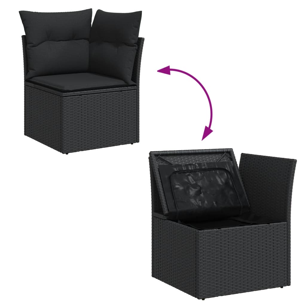 Sofasæt Til Haven 6 Dele Med Hynder Polyrattan