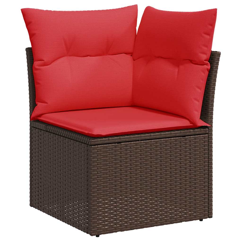 Sofasæt Til Haven 5 Dele Med Hynder Polyrattan Akacietræ