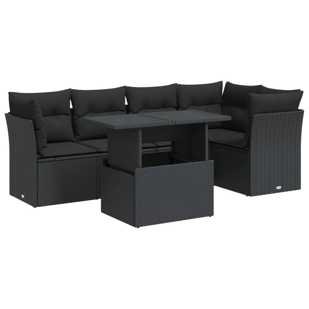 Sofasæt Til Haven 6 Dele Med Hynder Polyrattan
