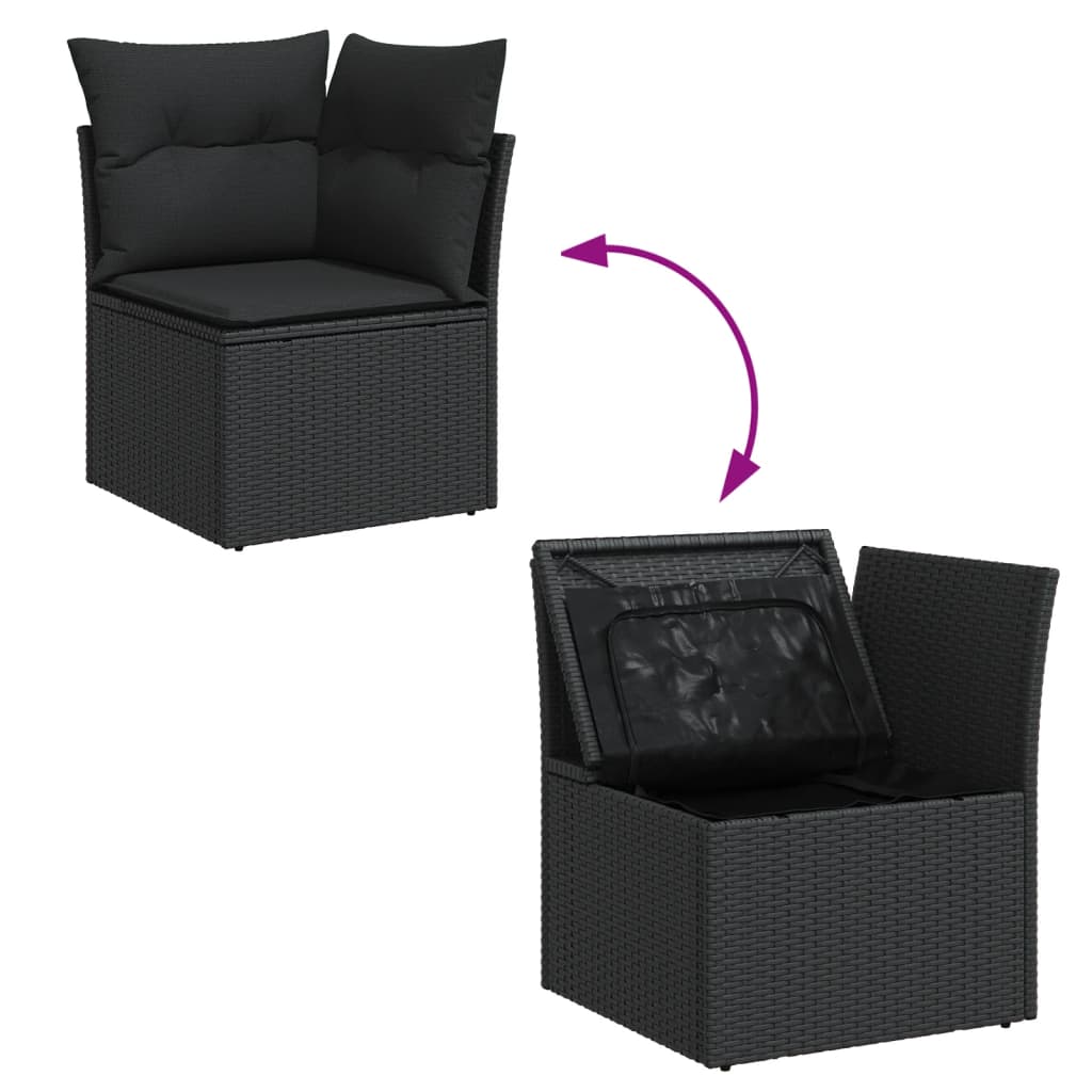 Sofasæt Til Haven 6 Dele Med Hynder Polyrattan