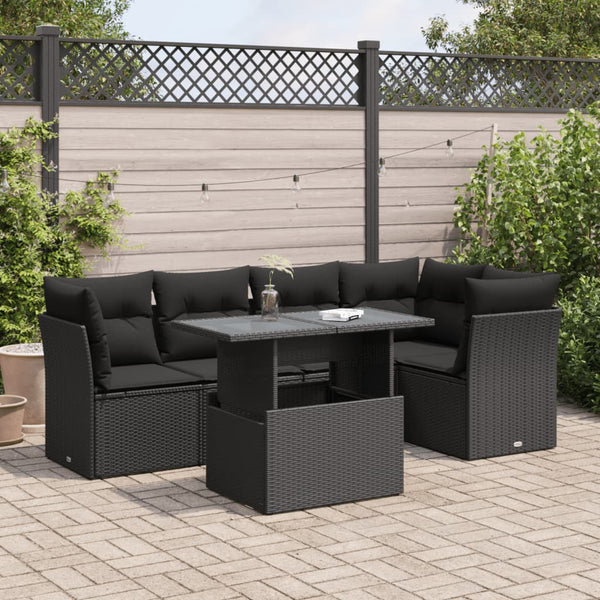 Sofasæt Til Haven 6 Dele Med Hynder Polyrattan