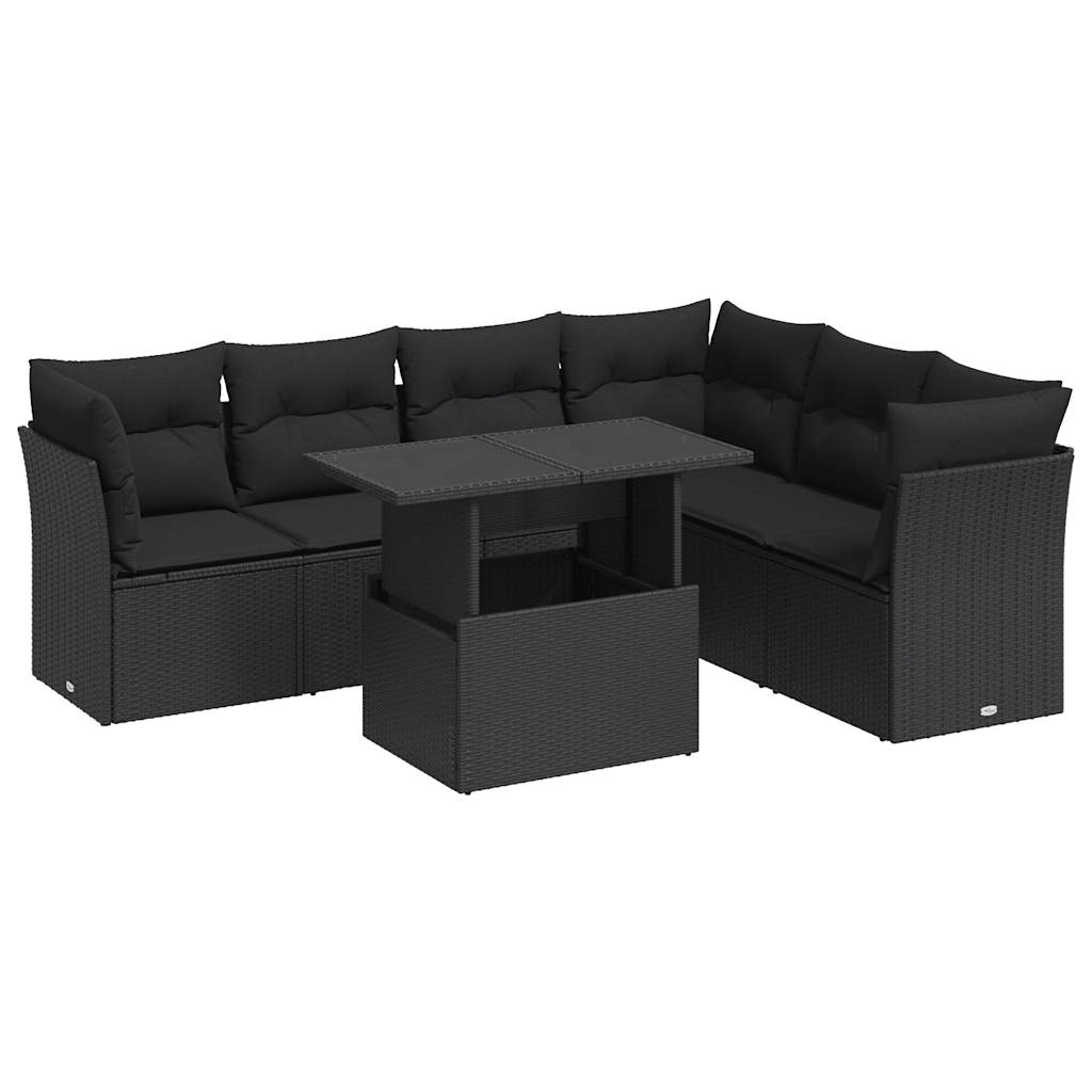 Sofasæt Til Haven 7 Dele Med Hynder Polyrattan