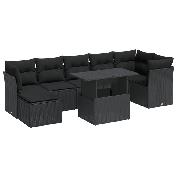 Sofasæt Til Haven 8 Dele Med Hynder Polyrattan